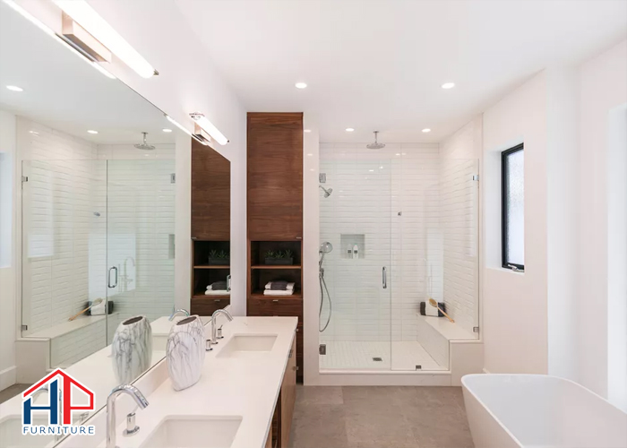 ý tưởng thiết kế nội thất biệt thự liền kề cho phòng tắm